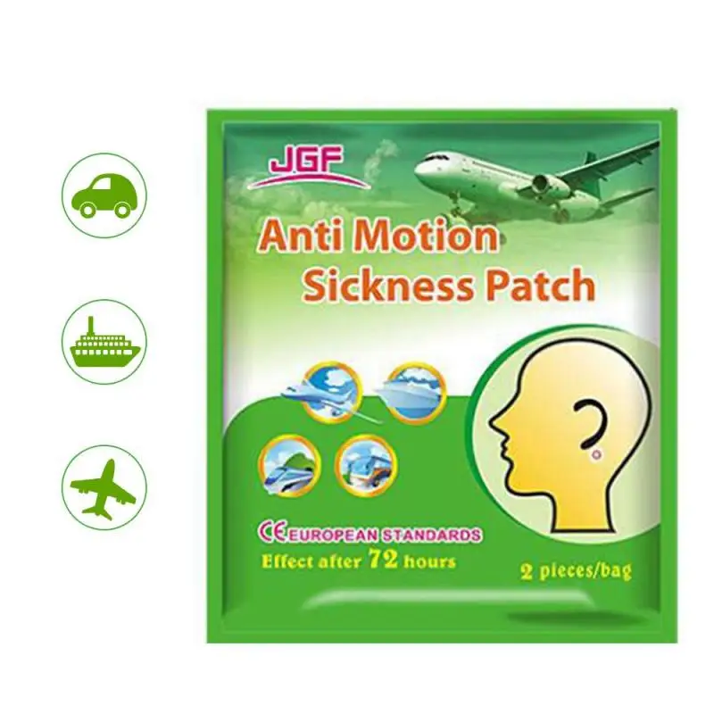 10pcs/5bag Travel Car Boat Anti Motion Sickness Patch Herbal Plaster