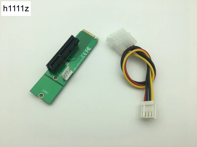 Новый NGFF M2 M.2 PCI E 4x 1x переходная плата для слота карты адаптер мужчин и женщин PCIE