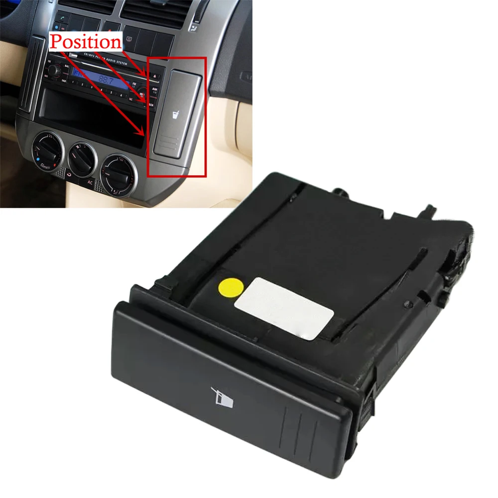 Черный Центральный держатель стакана для напитков 6Q0858602G 6Q0858602E VW Polo 9N 2002 2003 2004 2005