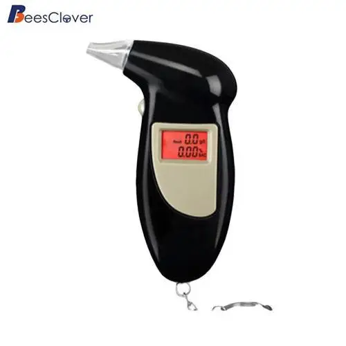 Adeeing الرقمية LCD الخلفية الكحول اختبار التنفس استجابة سريعة المهنية الخلفية عرض الكحول AudibleAlert r30