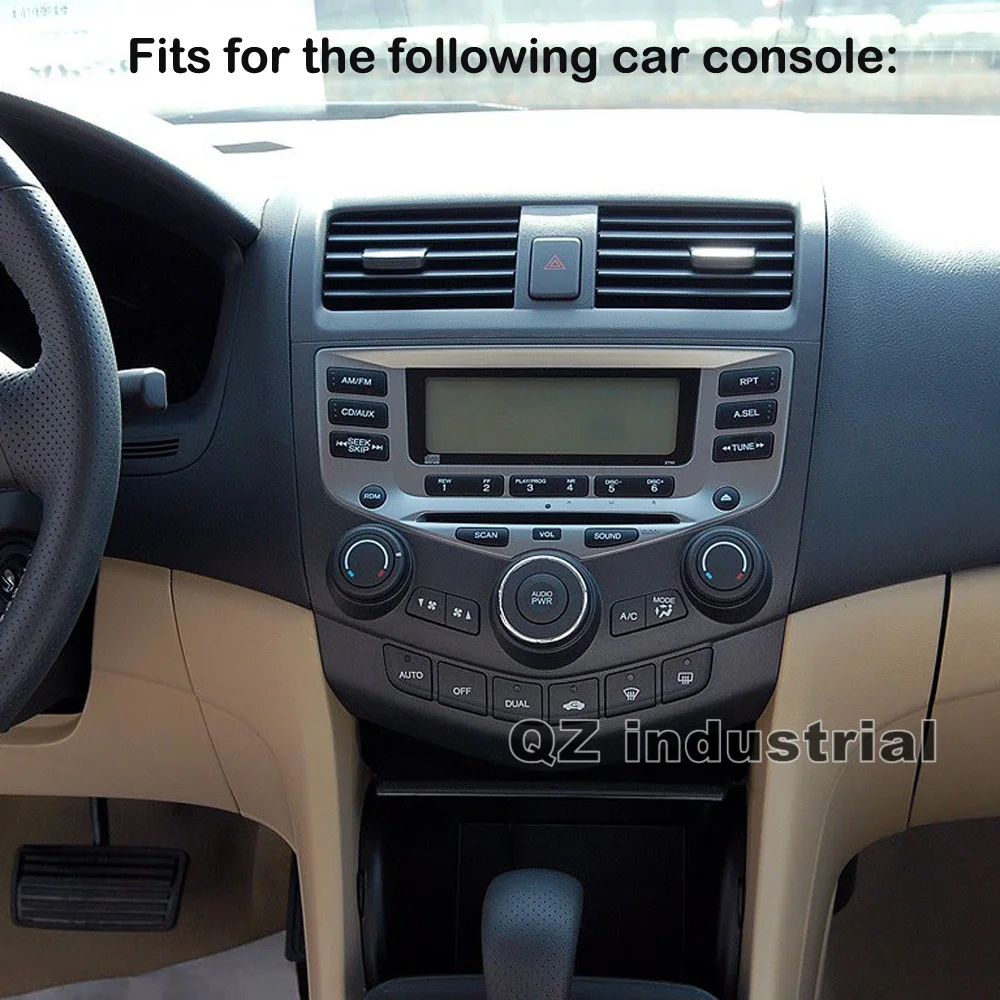 Sale QZ industrial HD 10.2" 2.5D Android 8.1 T3 for Honda 2004-2007 Accord 7 car dvd player with 3G 4G GPS WIFI BT Radio Navi RDS Map 5