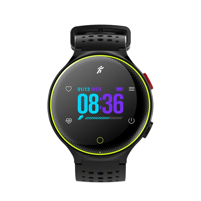 Microwear X2 Plus Smart Watch Bluetooth 4.0 IP68 Waterproof Touch Key Sedentary Reminder Sleep / Heart Rate Monitor Pedometer
