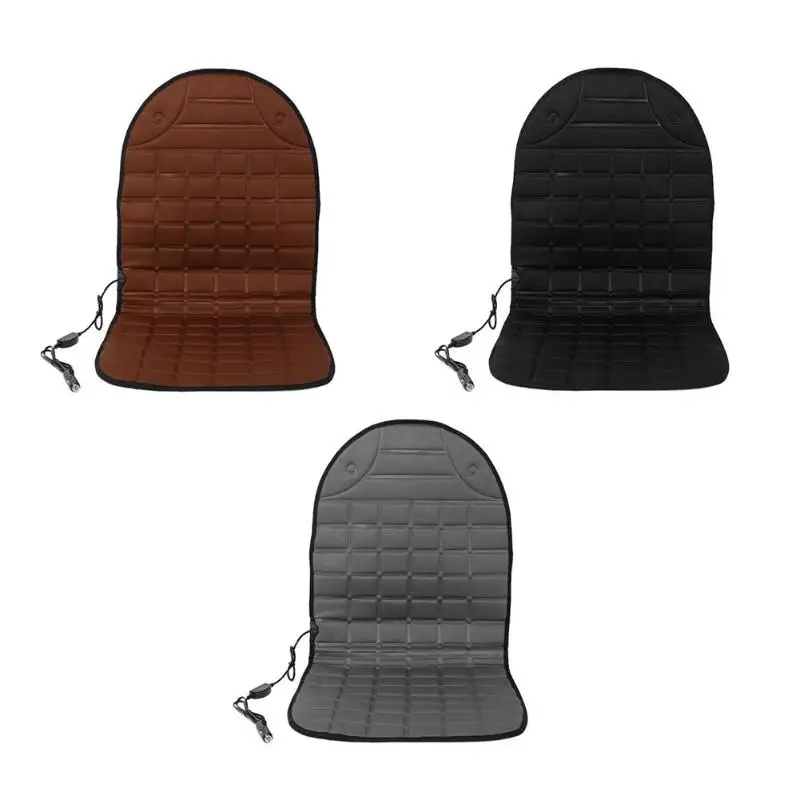 

Universal 12V Cushion Cover Winter Warm Hot Auto Heated Warmer Pad Heating Seat Cushion Back Support Car home office Automobiles