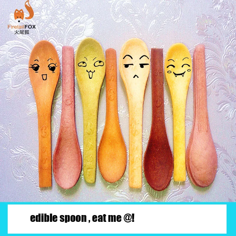 free shipping the new Edible spoon creative spoon cake and wedding