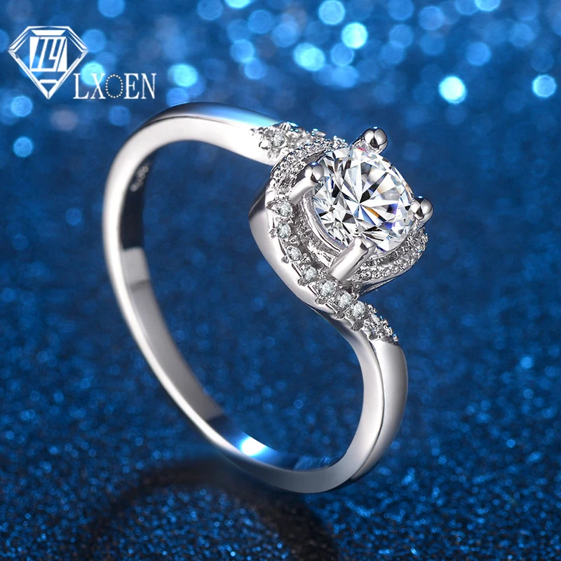 

Simple Shinning Round Zircon Rings for Women with Silver Color Inlay Small Zircinia Engagement Ring Jewelry Accessories Anillos