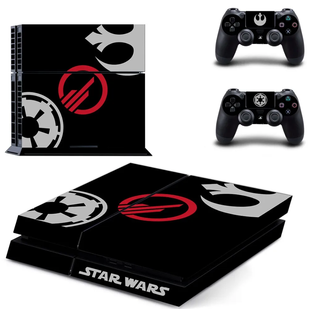 

Star Wars: The Last Jedi PS4 Full Skin Sticker Faceplates for Sony playstation 4 Console and Controller