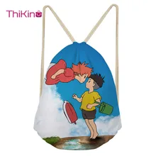 Thikin Поньо Повседневное мешок на завязках сумка для мальчиков Симпатичные Pet Путешествия Рюкзак для малышей в мягкой обложке на низкой подошве; женские пляжные сумка со шнурком мешок