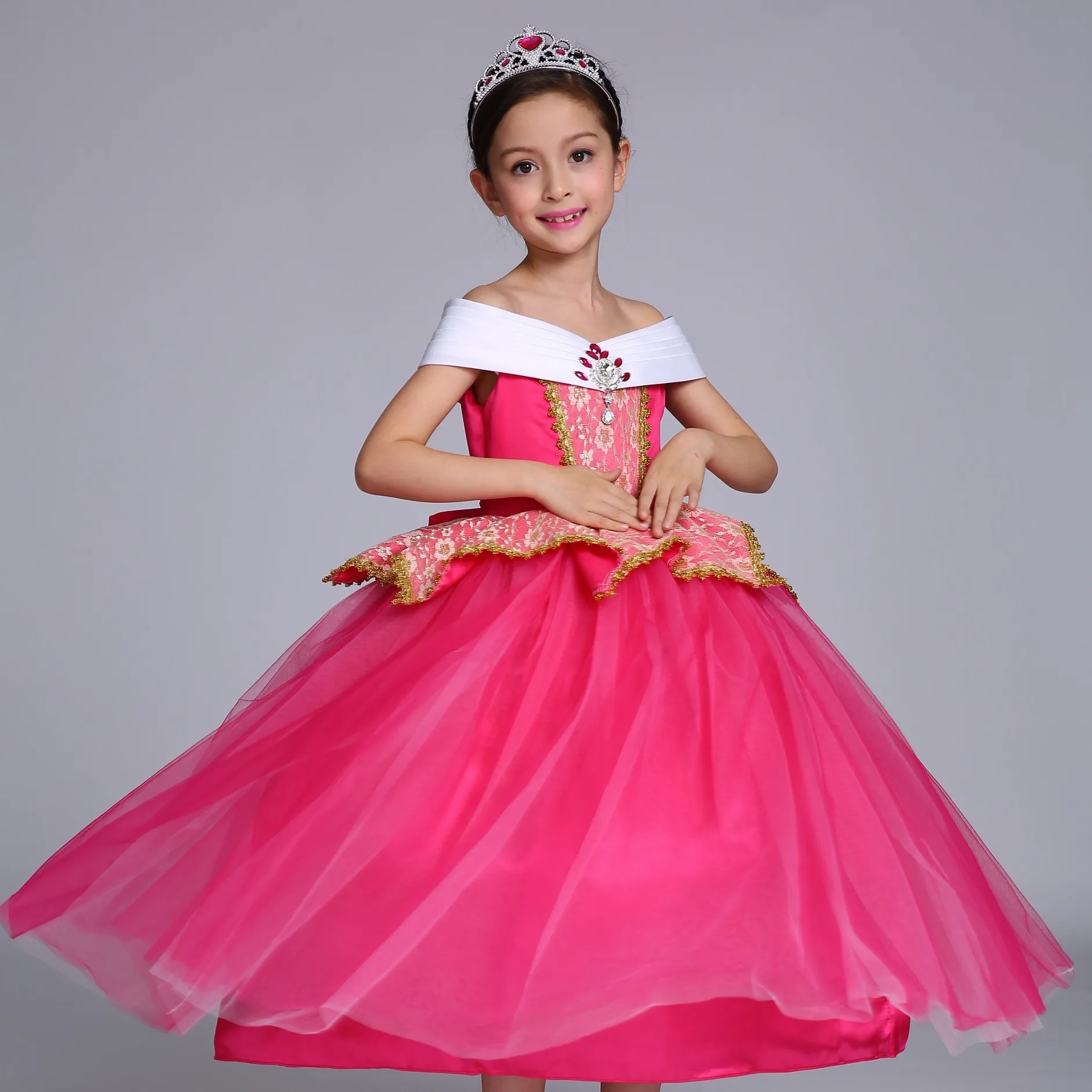 

New Girls Sweet Dress Halloween Christmas Costume Children's Day Dress Girl Princess Dress Ball Gown Dress