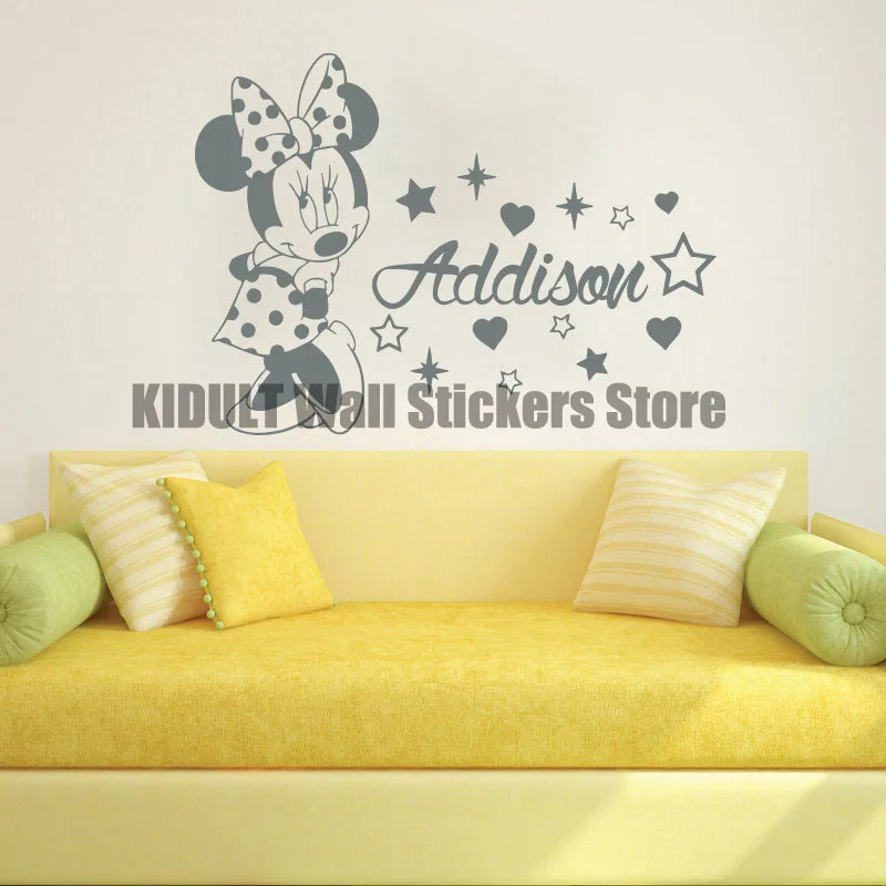 Cartoon Wall Stickers Can Ai Mini Baby Girl Home Indoor Children S Bedroom Flat Wall Decor Vinyl Wall Decals Multicolor Vinyl Wall Decals Wall Decalscartoon Wall Stickers Aliexpress