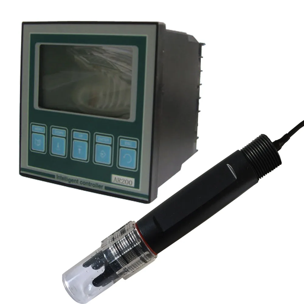 Online water treatment ORP controller/ORP meter AR200 with OPR probe