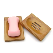 Новая бамбуковая деревянная мыльница стойка ванная душевая кабина Хранение держатель коробка