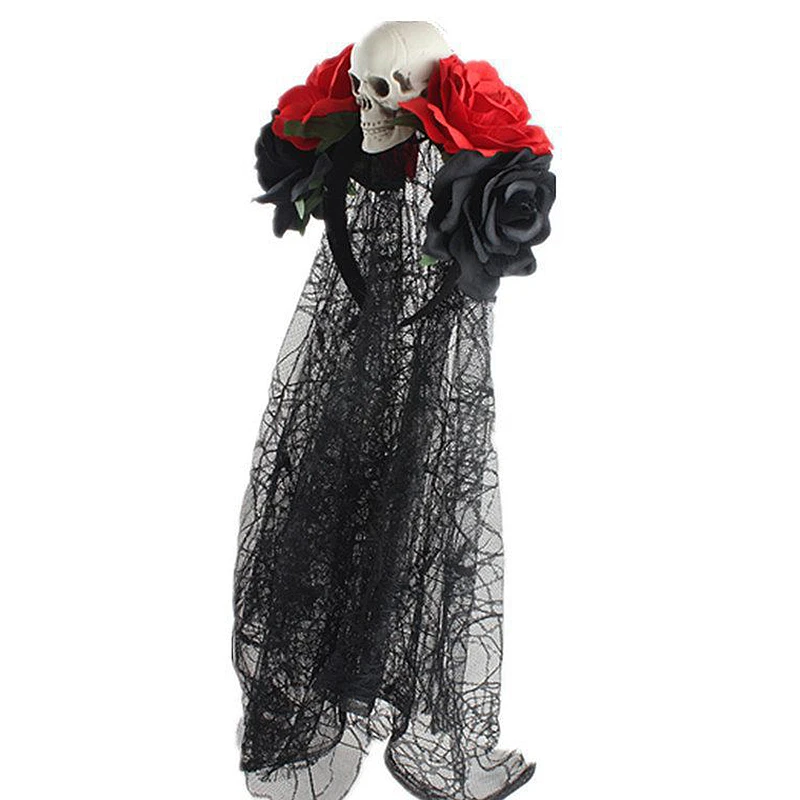 black veil fancy dress