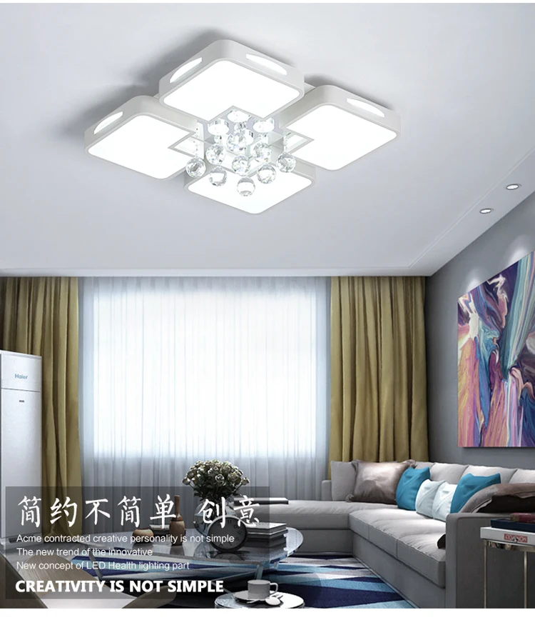 Mooskolin, новая современная хрустальная Светодиодная потолочная люстра, Светильники для гостиной, спальни, столовой, домашняя люстра, лампа, светильники