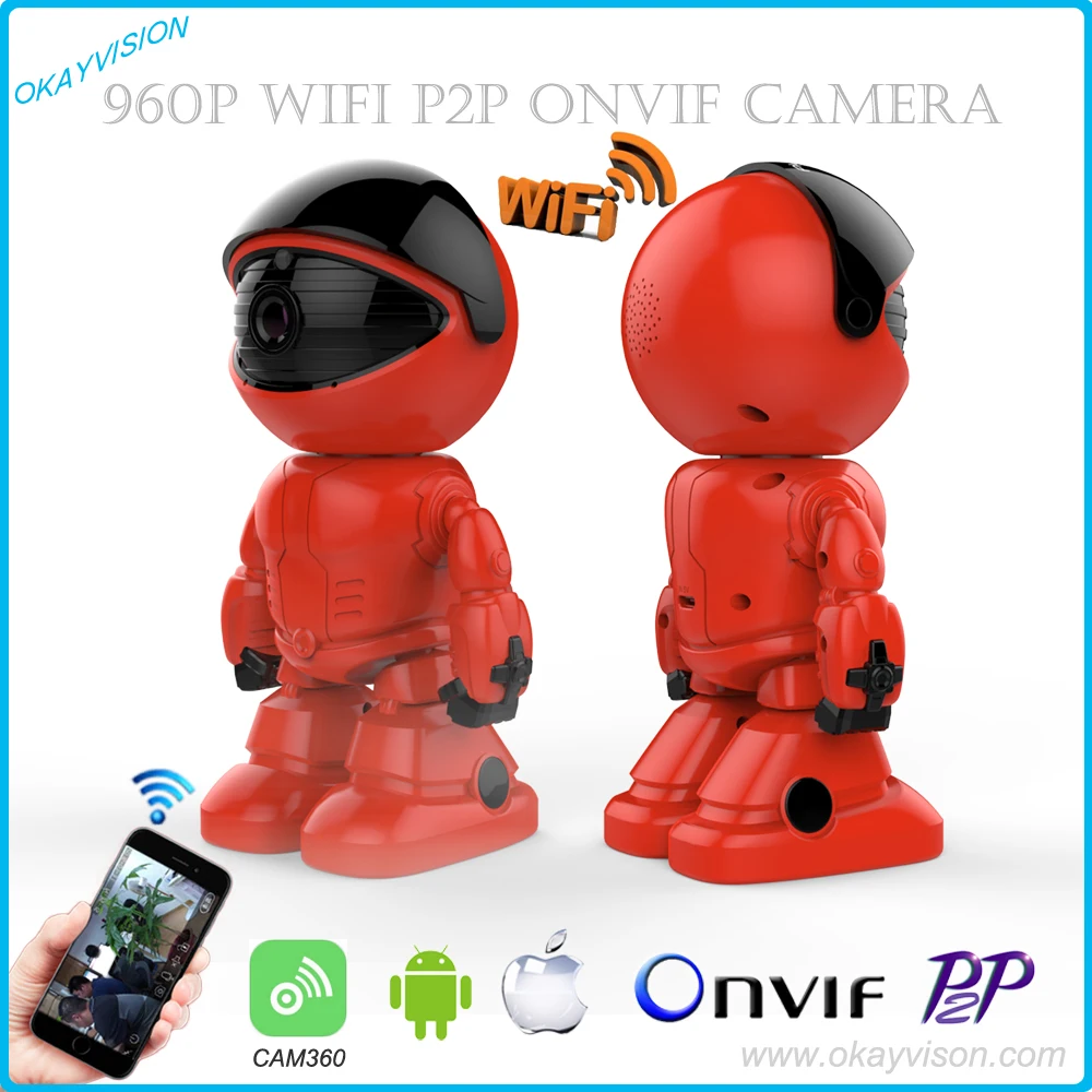 New 960P 1.3MP HD Wireless IP Camera wi fi Robot camera Wifi Night