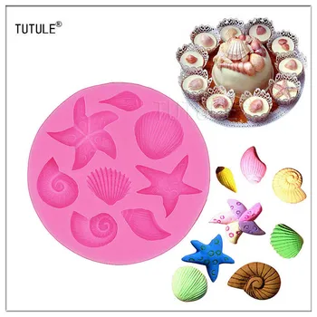 

Gadgets - Gadgets - Sea Stars Sea Shells Silicone Mold Fondant Chocolate Melte Candy Cake Cupcake Cookie Decoration Mold