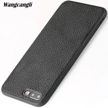 

Leather lychee all-inclusive mobile phone case for iPhone 7 PLUS case all-inclusive mobile phone shatter-resistant shell