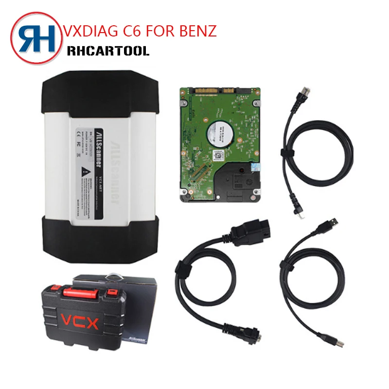 

Original VXDIAG C6 Diagnostic Tool For Benz Powerful than Star C4 C5 C6 With HDD For XENTRY Diagnosis DoIP For Benz Scanner