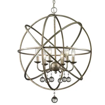 

American Loft Industrial Style Retro Pendant Light Iron Ball Pendant Lamp for Cafe Restaurant Bar Lighting Fixtures Decoration