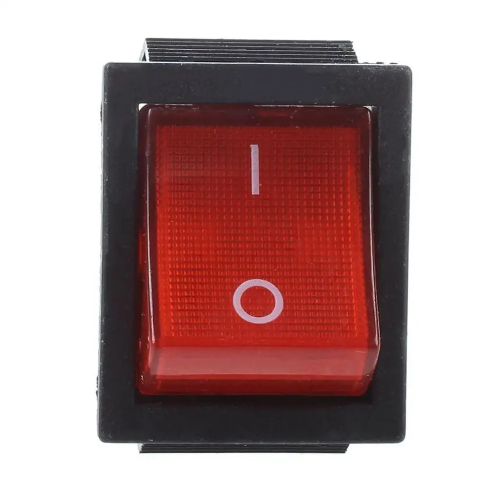 2 шт./партия Красный 4 Pin светильник на кнопку включения/выключения переключатель 15A AC 250 V лодка AMP T1406 20A 125 v/p 0,5