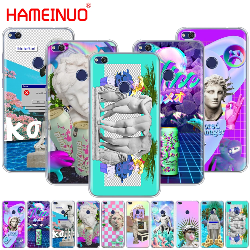 

HAMEINUO Art Vaporwave Cover phone Case for huawei Ascend P7 P8 P9 P10 P20 lite plus pro G9 G8 G7 2017