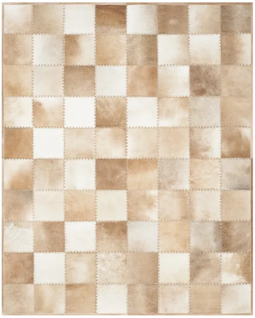 Buckskin Light Brown Patchwork Natural Cow Hides Area Rug Model No Buckskin Light Brown Patchwork Natural Cow Hides Area Rug Model No Fur T036