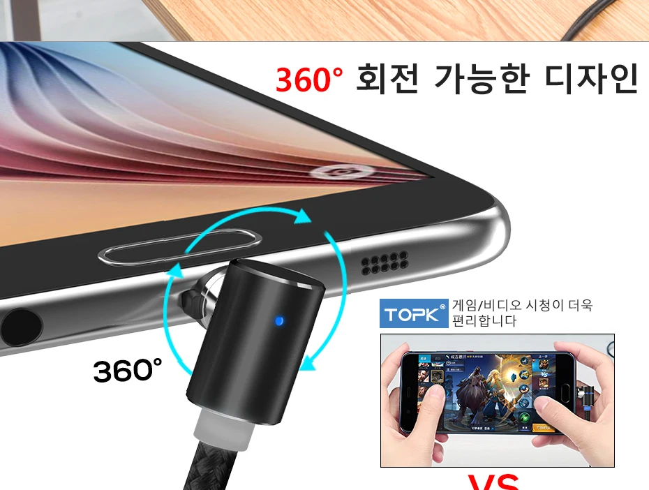 TOPK L-Line1 Магнитный usb-кабель на 90 градусов для iPhone X Xs Max 8 7 6 5 Магнитный кабель Micro USB type C для Xiaomi samsung huawei