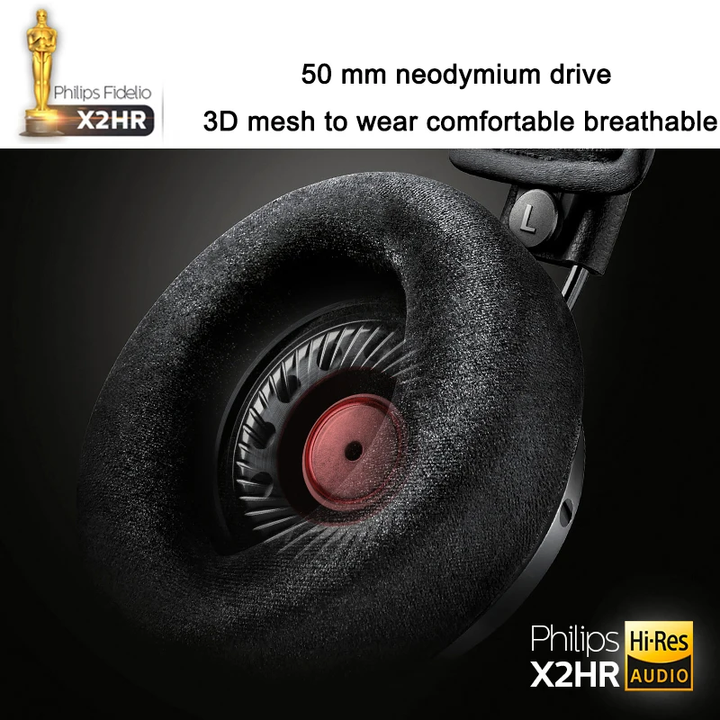 Наушники Philips Fidelio X2HR лучшие в 2015 году с 50 миллиметровым приводом высокой мощности