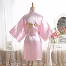 Шелковый халат для невесты, сексуальное женское Короткое атласное свадебное кимоно, халат для невесты, ночная рубашка для матери невесты