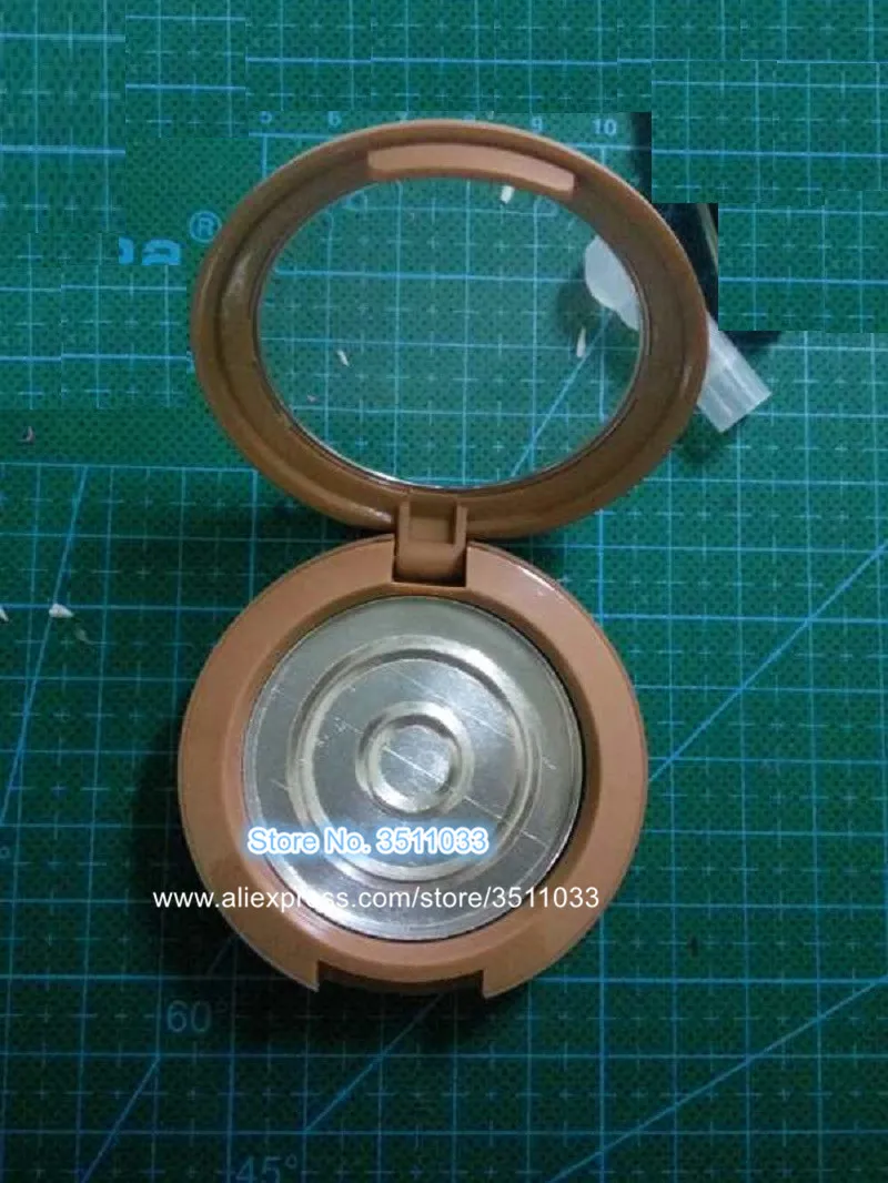 6 г коричневая пластиковая пустая пудра для теней век компактные DIY Изящные