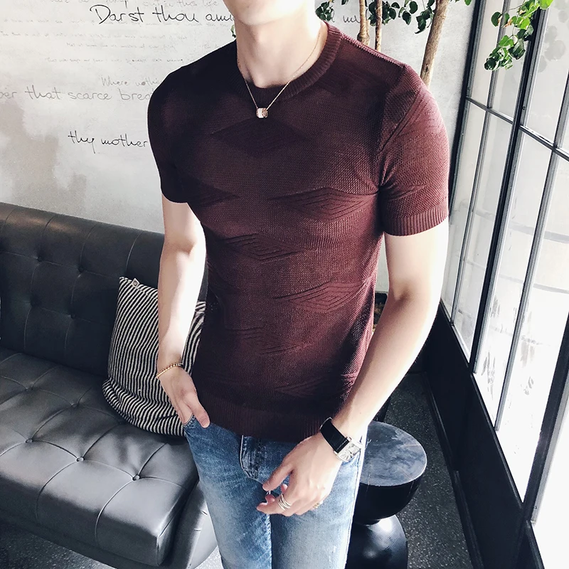 Moda 2018 transparente Camisetas para hombre ver a través de las Camisetas para hombre blanco tejer Camisetas para hombre Camiseta Sexy Camisetas slim Fit Moda 2018 transparente Camisetas para hombre ver a través de las Camisetas para hombre blanco tejer Camisetas para hombre Camiseta Sexy Camisetas slim Fit