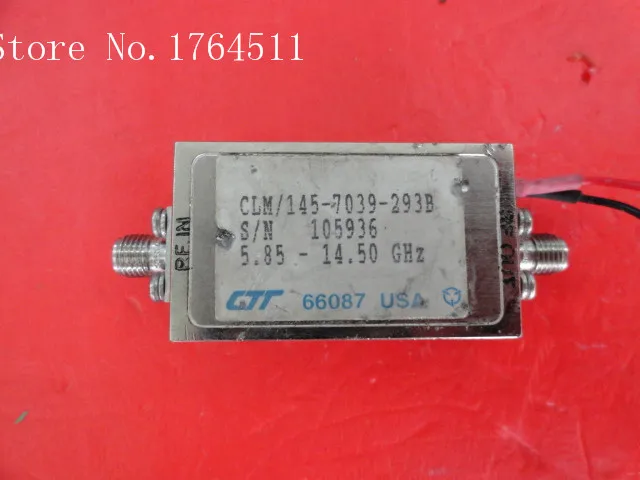 

[BELLA] CTT CLM/145-7039-293B 5.85-14.5GHz SMA 15V supply amplifier
