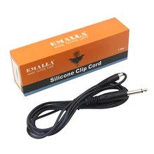 Newest 1pcs DC Tattoo clip cord Rubber Silicone tattoo clip cord For Tattoo Machine Tattoo Power Supply Free Shipping