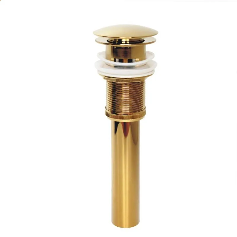 

Bathroom Faucet Vessel Vanity Sink Pop Up Drain Stopper with Overflow,GOLD