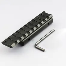 Ласточкин хвост Уивер Пикатинни адаптер продлить 11 мм до 20 мм Тактический Сфера горе riser рейку База 1- 0002