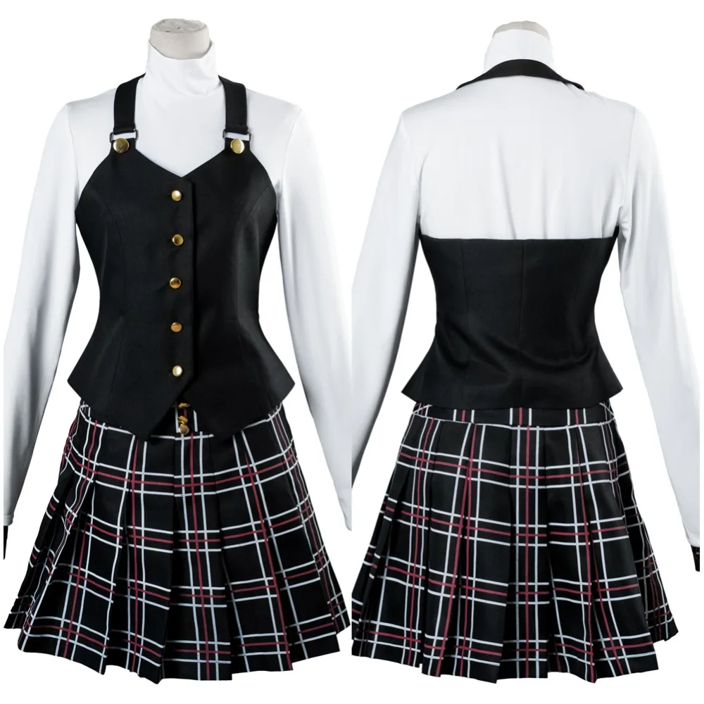 Костюм для косплея Makoto Niijima Persona 5 школьная форма костюм на Хэллоуин карнавальные