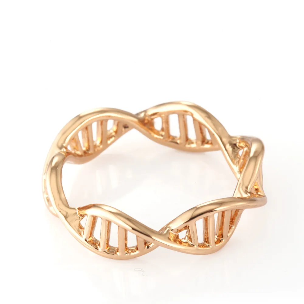 Daisies Simple Design DNA Ring for Women Punk Biology Chemistry