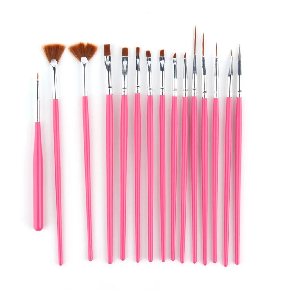 15-pcs-lot-Cosmetic-Nail-Art-Polish-Painting-Draw-Pen-Brush-Tips-Tools-Set-UV-Gel