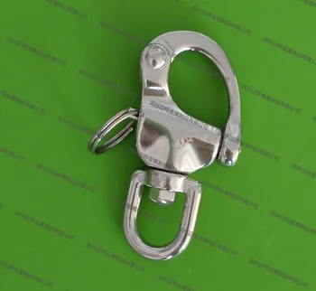 

by DHL or Fedex 500pcs New Stainless Steel Heavy Duty Snap Shackle D Ring Swivel Bail Marine Boat Yacht Sailing Hardware new