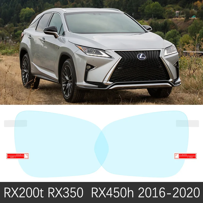 Для Lexus RX 2004- RX300 RX330 RX350 RX270 RX200t RX450h 350 полное покрытие противотуманные пленки зеркало заднего вида непромокаемые аксессуары - Название цвета: Lexus RX 2016-2020