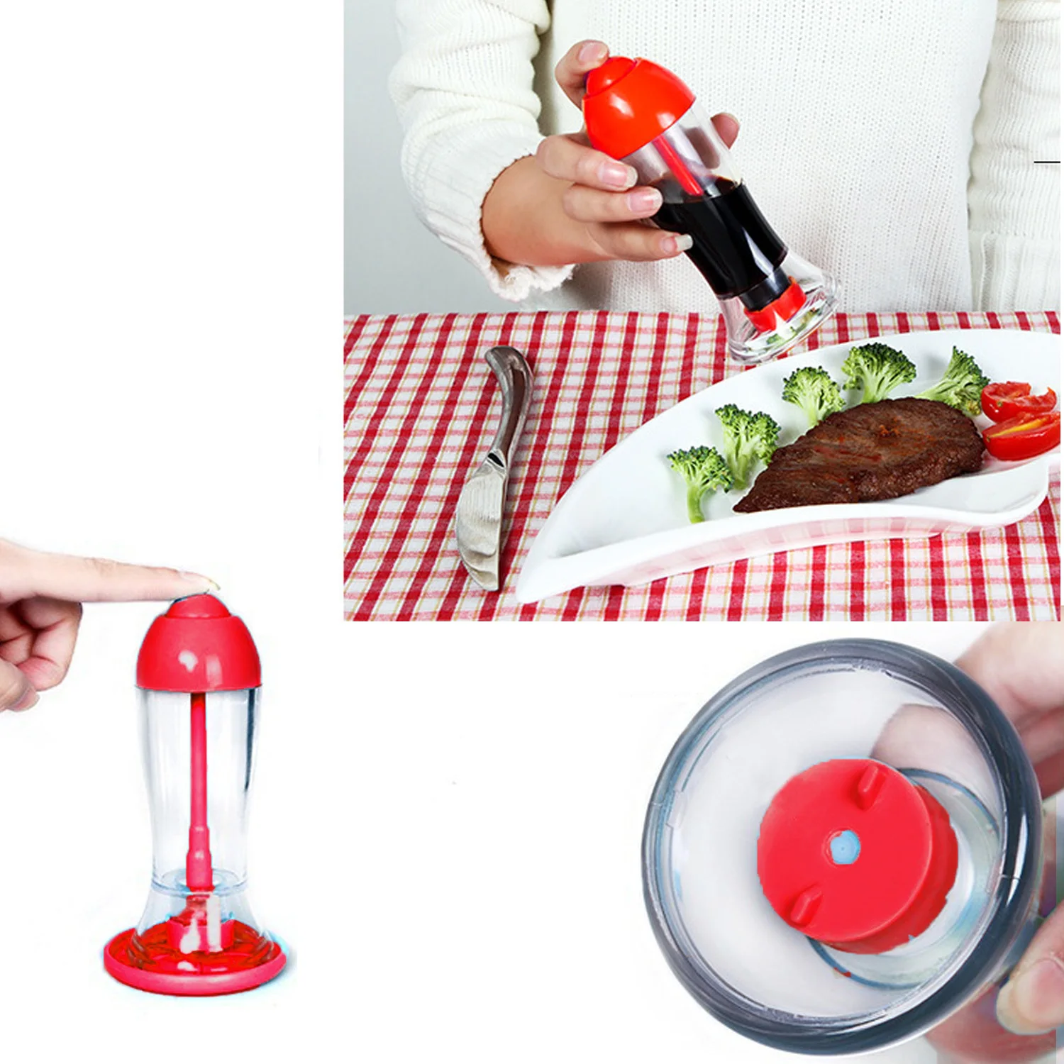 Behogar Spray Olive Oil Sauce Cruet Spraying Sprayer Vinegar Bottle Dispenser Ware Gadget Cooking Tool for Camping Barbecue