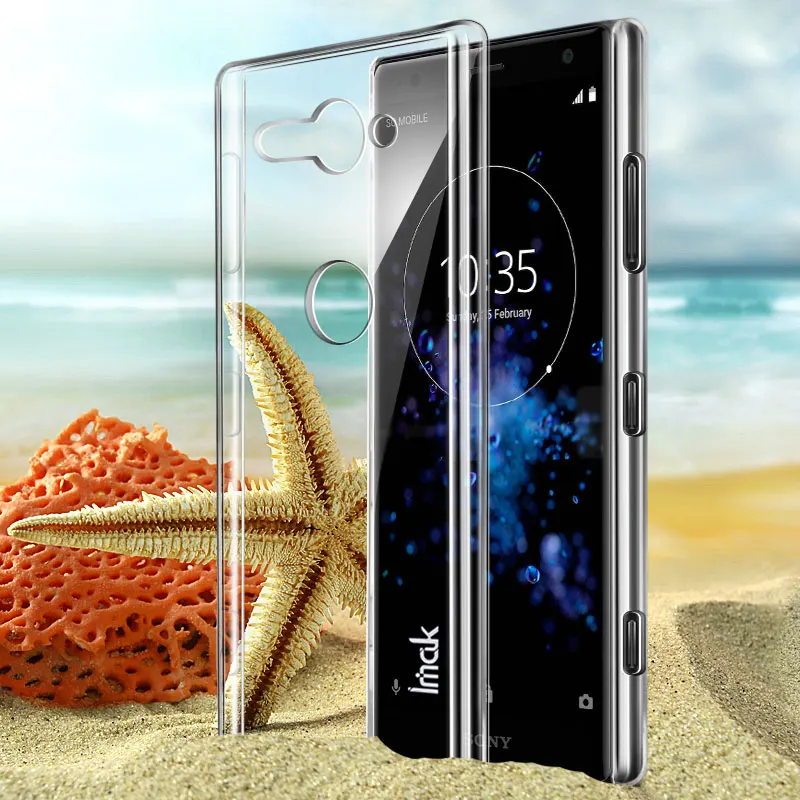Оригинальный прозрачный чехол IMAK Для Sony Xperia XZ2 Compact 4 6 дюйма жесткий пластиковый