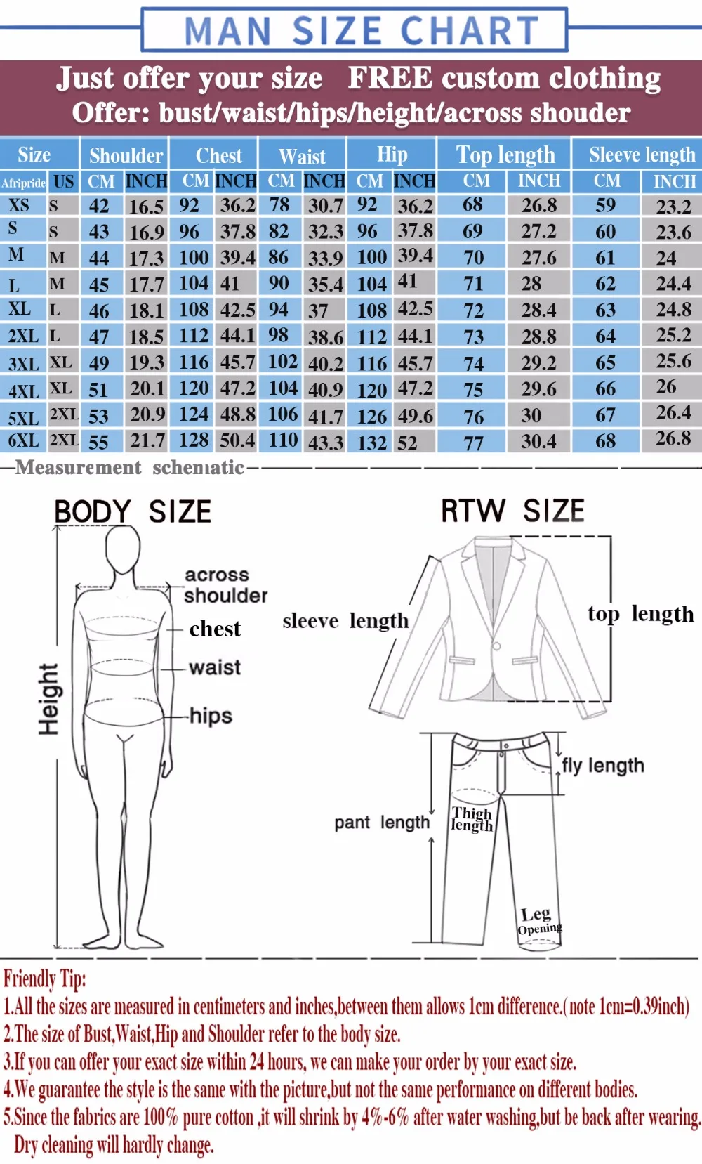 west  top length
