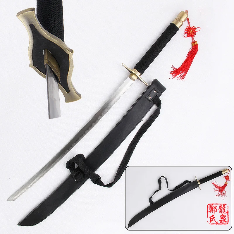 Бесплатная доставка косплей аниме меч незнакомого Катана с лезвием из настоящей