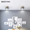 BOTIMI Nordic LED Ceiling Lights With Metal Lampshade For Corridor 220V Round Wooden Ceiling Lamp COB Surface Mounted Lighting ► Photo 2/6