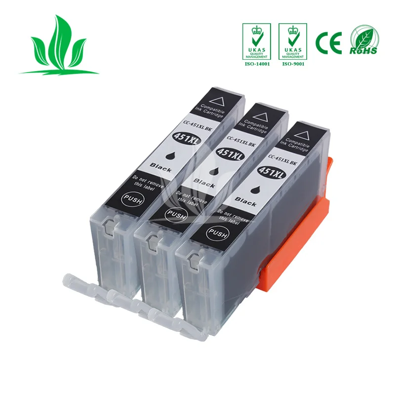 3 шт. 450XL картридж с чернилами Compitalbe для Canon PIXMA IP7240 MG5440 MG6640 MG5640 MX924 MX724 IX6840 принтер |