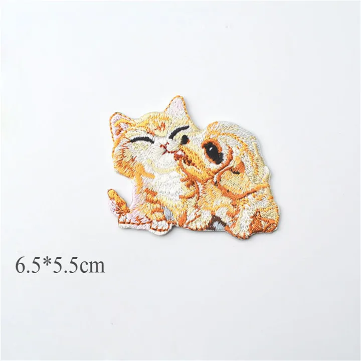6 PF Animal Panda Patch Cartoon Embroidered Patches For Clothing Stripes for Clothes Kids Dress Badge Applique Applications TB179