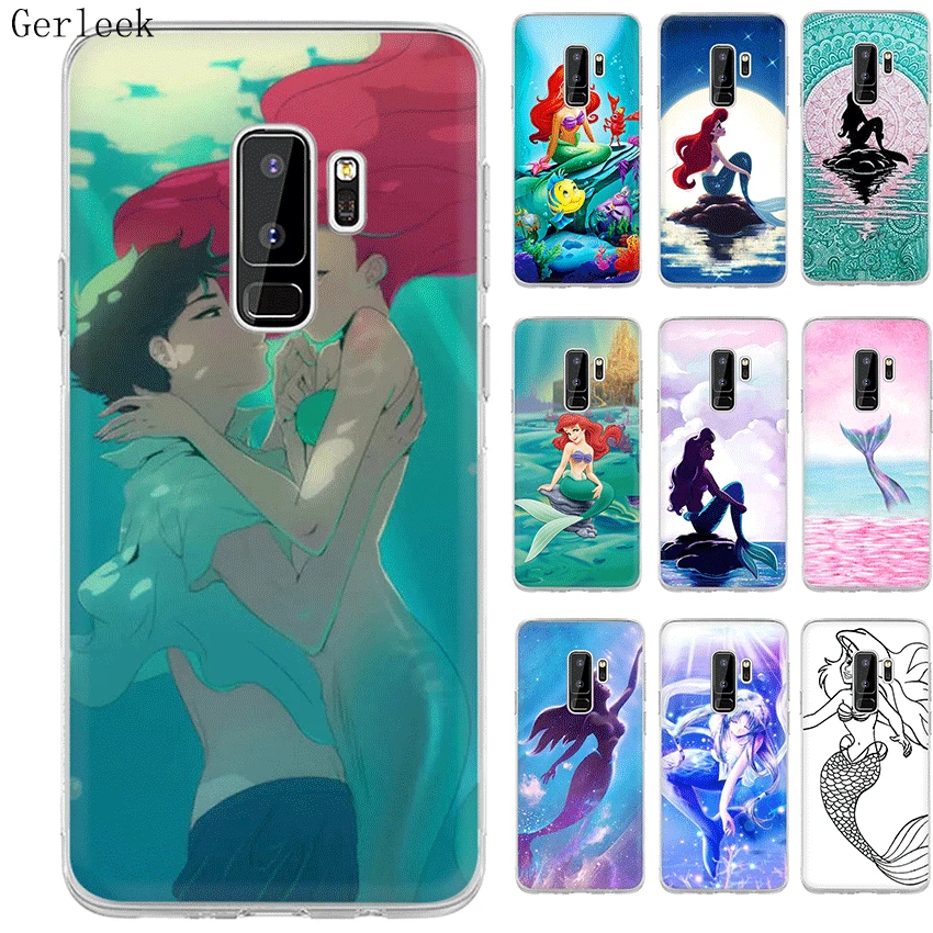 Чехол Desxz Ариэль Русалочка для Samsung Galaxy S3 S4 S5 S6 S7 Edge S8 S9 S10 Plus S10e | Мобильные телефоны