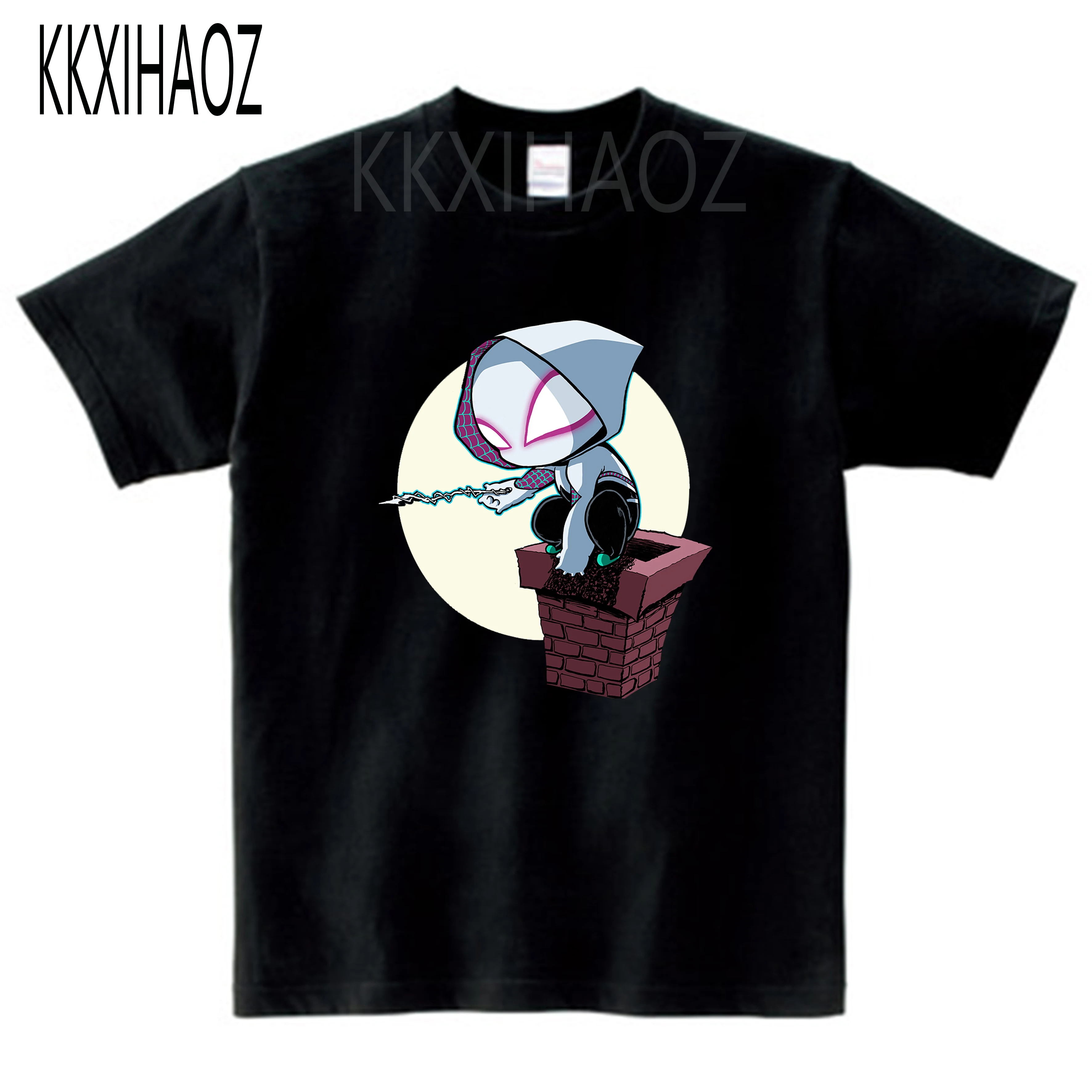 

Newest 2019 Fashion T Shirt Spider-Gwen T-Shirt Fun T-Shirt kids Print T-Shirt Popular summer tshir baby girl Tshirt boy Tshirt
