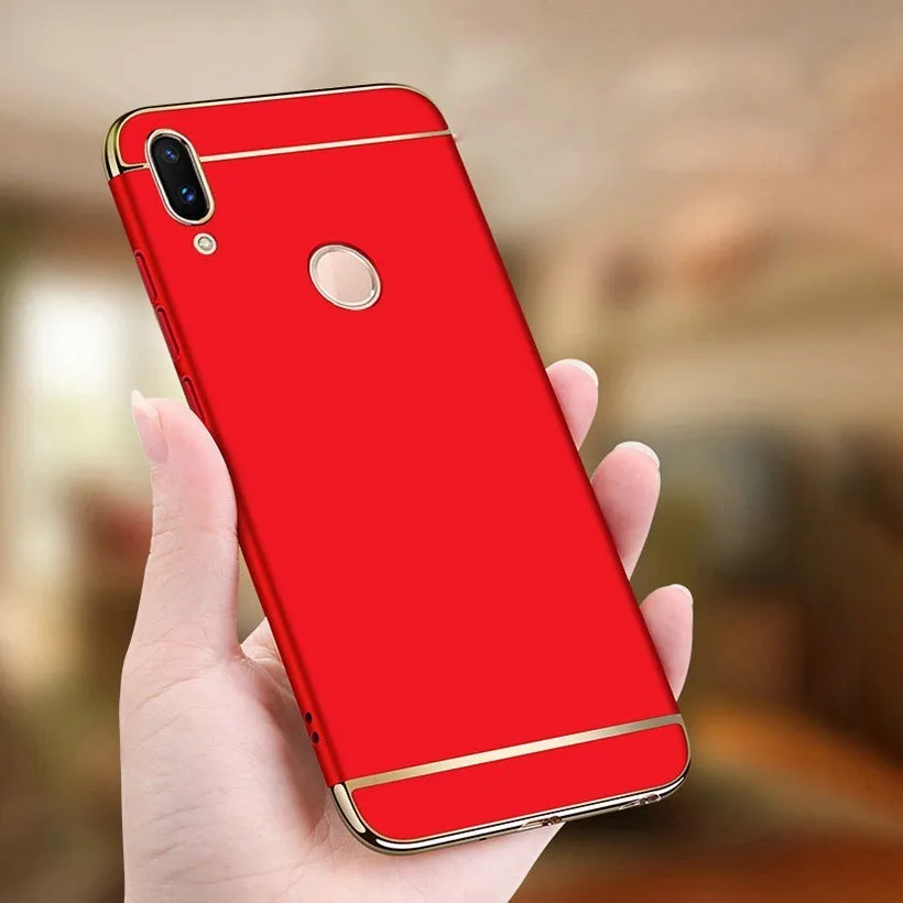 

3 in 1 Hybrid Phone Cases For Huawei P20 Lite / P 20 Pro Luxury Full Protective Hard Matte Plastic Cover On P20lite Nova 3e Case