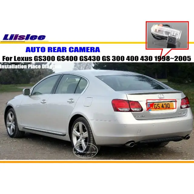 Cámara de visión trasera de coche, para Lexus GS300 GS400 GS430 GS 300 400 430 1998-2005, cámara de marcha atrás, cámara HD para vehículo Cámara de visión trasera de coche, para Lexus GS300 GS400 GS430 GS 300 400 430 1998-2005, cámara de marcha atrás, cámara HD para vehículo